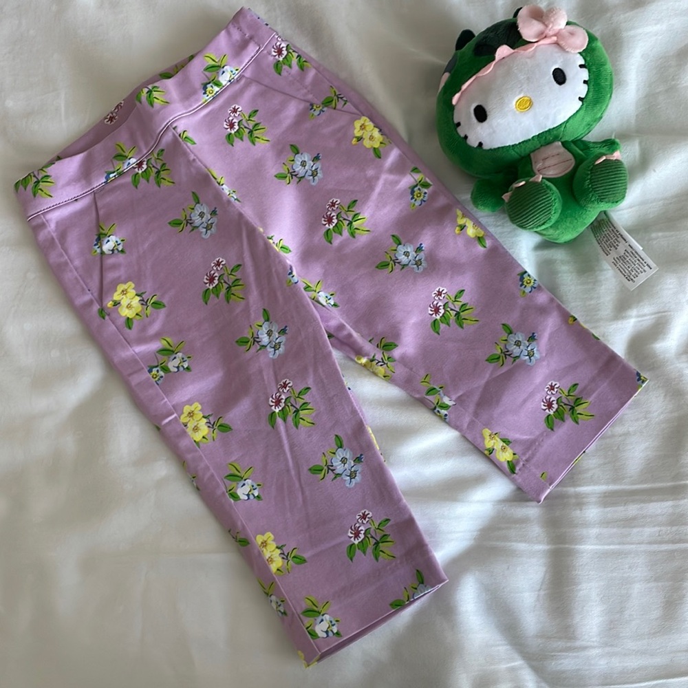 Janie and Jack Floral Pants Size 18-24 mths